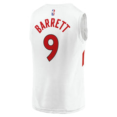 RJ Barrett Toronto Raptors Youth Fast Break Player Jersey Association Edition White - NBA