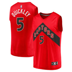 Immanuel Quickley Toronto Raptors Youth Fast Break Player Jersey Icon Edition Red - NBA