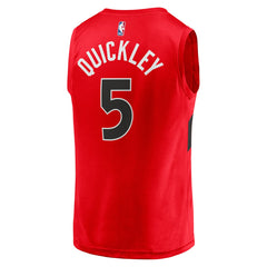 Immanuel Quickley Toronto Raptors Youth Fast Break Player Jersey Icon Edition Red - NBA