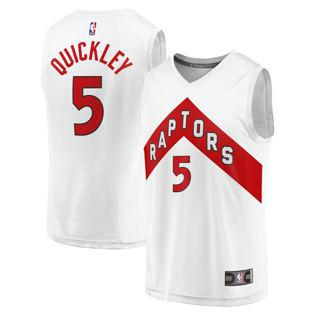 Immanuel Quickley Toronto Raptors Youth Fast Break Player Jersey Association Edition White - NBA