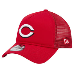 Cincinnati Reds New Era 9FORTY A-Frame Trucker Adjustable Hat - MLB