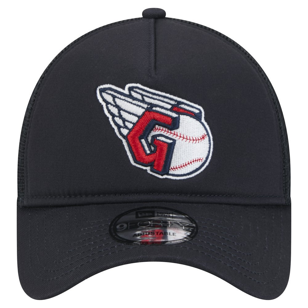 Cleveland Guardians New Era 9FORTY A-Frame Trucker Adjustable Hat - MLB