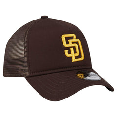 San Diego Padres New Era 9FORTY A-Frame Trucker Adjustable Hat - MLB