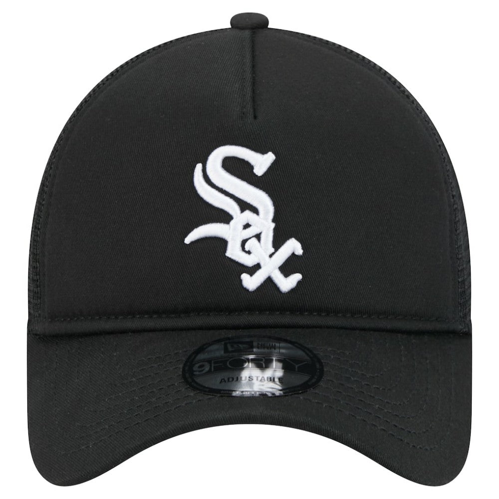 Chicago White Sox New Era 9FORTY A-Frame Trucker Adjustable Hat - MLB