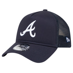Atlanta Braves New Era 9FORTY A-Frame Trucker Adjustable Hat - MLB
