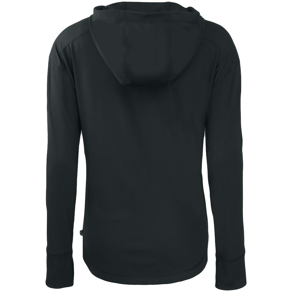 Philadelphia Eagles Cutter & Buck Women's Primary Mark Daybreak Eco Recycled Full-Zip Hoodie Black | NFL