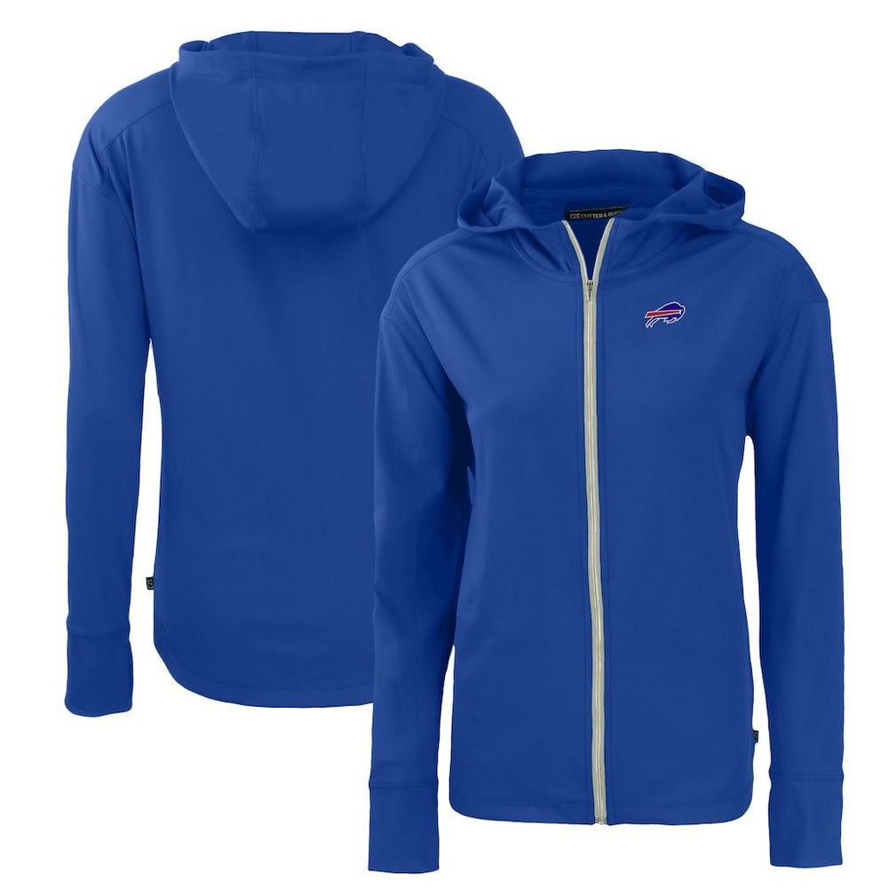 Buffalo Bills Cutter & Buck Women's Primary Mark Daybreak Eco Recycled Full-Zip Hoodie Royal | NFL