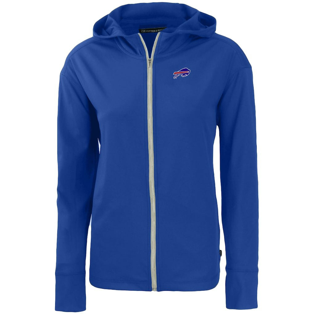 Buffalo Bills Cutter & Buck Women's Primary Mark Daybreak Eco Recycled Full-Zip Hoodie Royal | NFL
