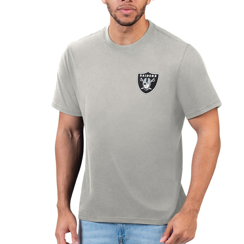 Las Vegas Raiders Margaritaville T-Shirt Silver | NFL
