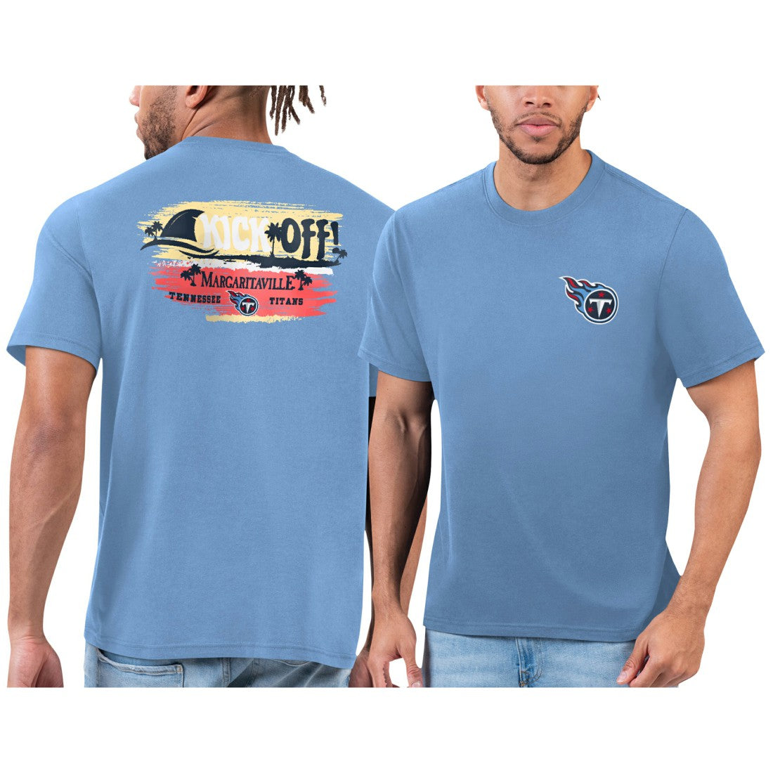 Tennessee Titans Margaritaville T-Shirt Blue | NFL