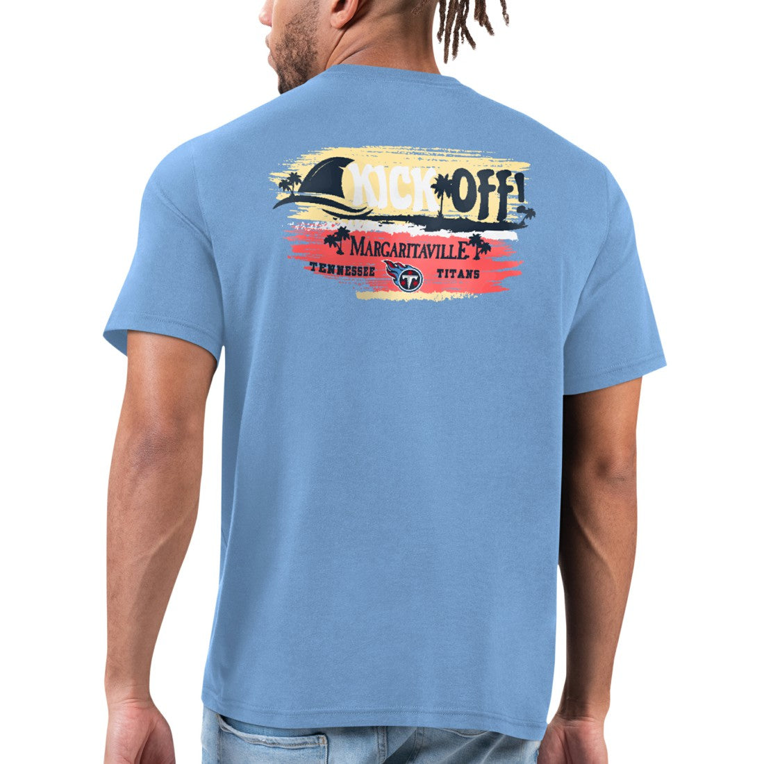 Tennessee Titans Margaritaville T-Shirt Blue | NFL