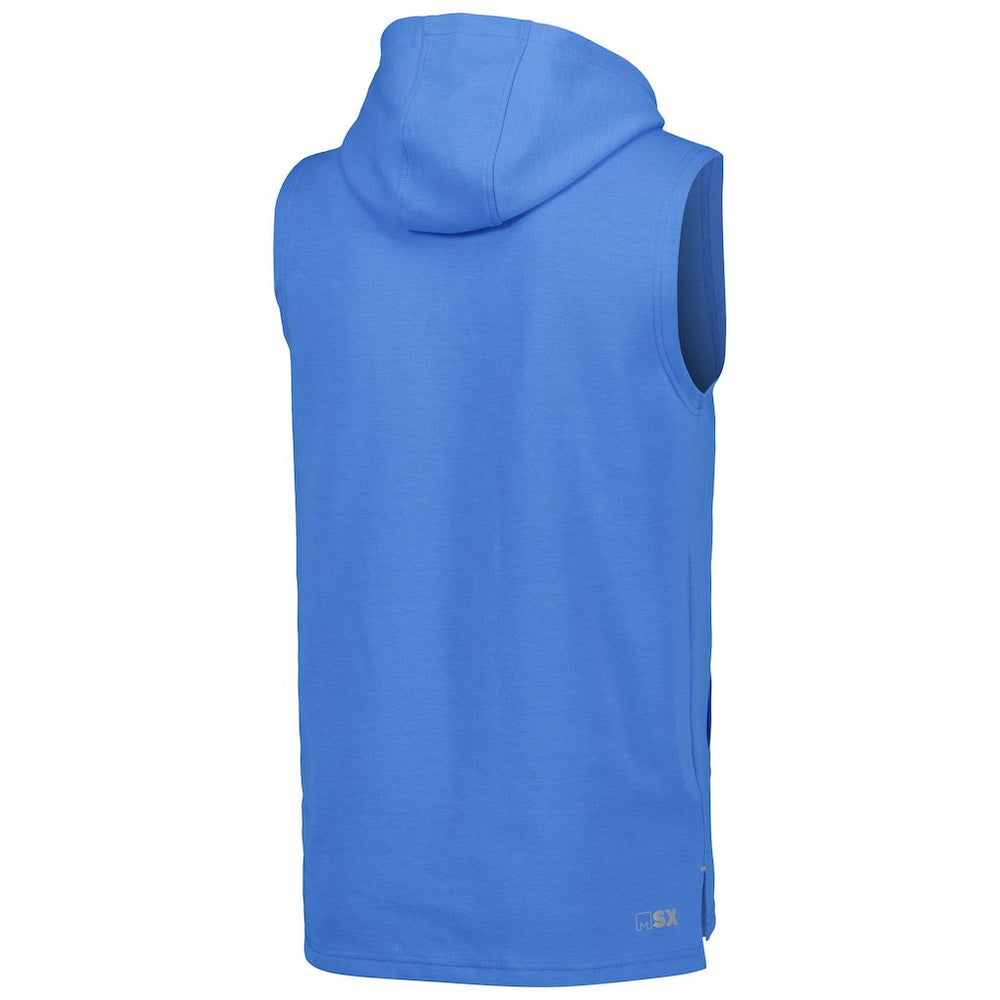 Los Angeles Chargers MSX by Michael Strahan Captain Sleeveless Hoodie T-Shirt Powder Blue | NFL