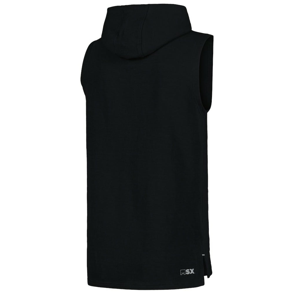 Cincinnati Bengals MSX by Michael Strahan Captain Sleeveless Hoodie T-Shirt Black | NFL