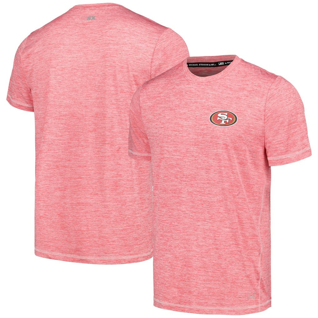 San Francisco 49ers MSX by Michael Strahan Motion Space-Dye T-Shirt Scarlet | NFL