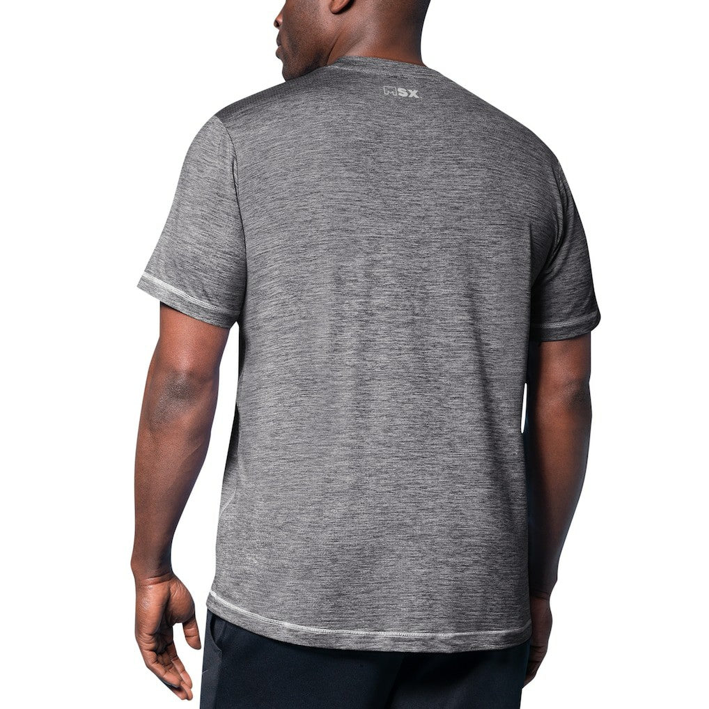 Miami Dolphins MSX by Michael Strahan Motion Space-Dye T-Shirt Black | NFL