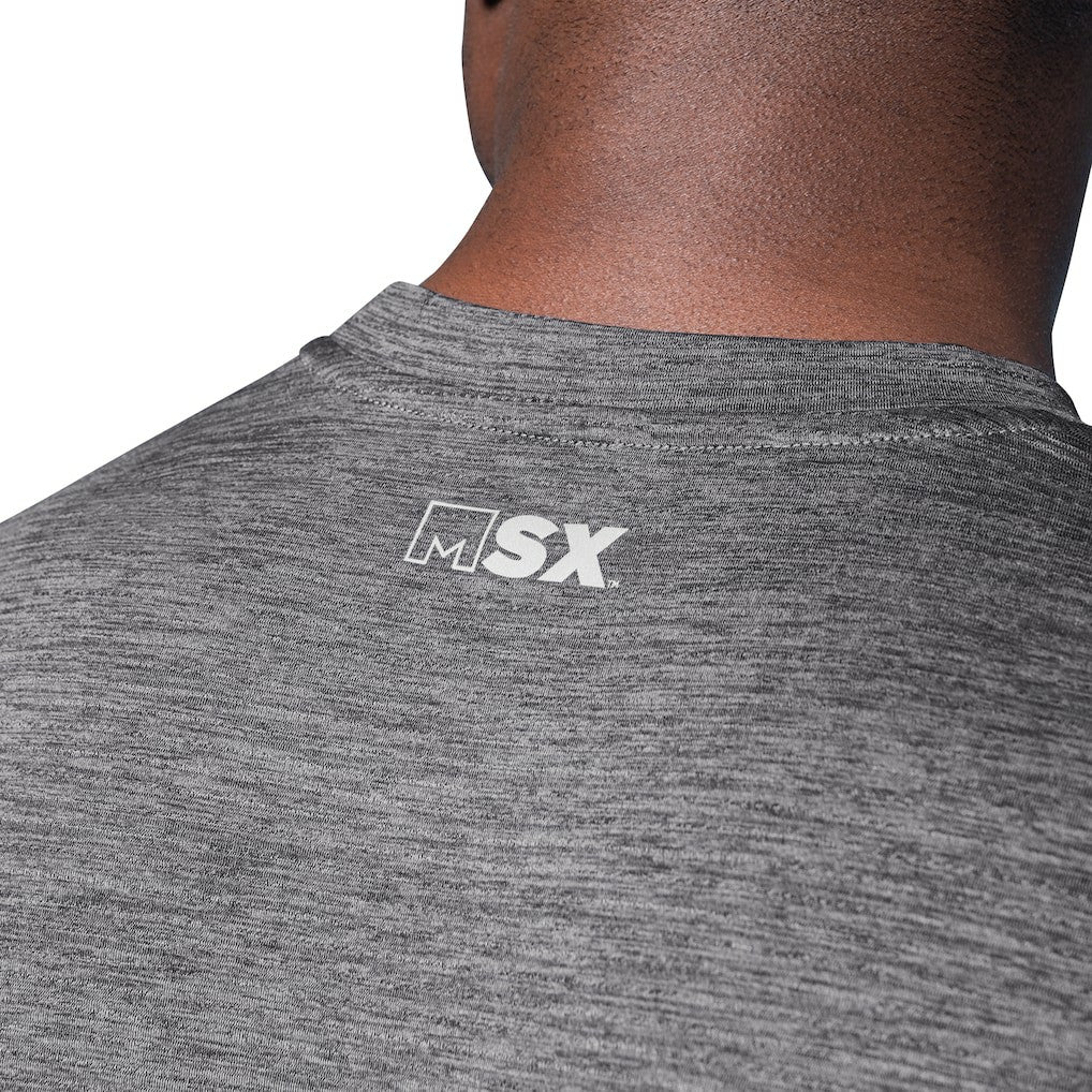 Miami Dolphins MSX by Michael Strahan Motion Space-Dye T-Shirt Black | NFL