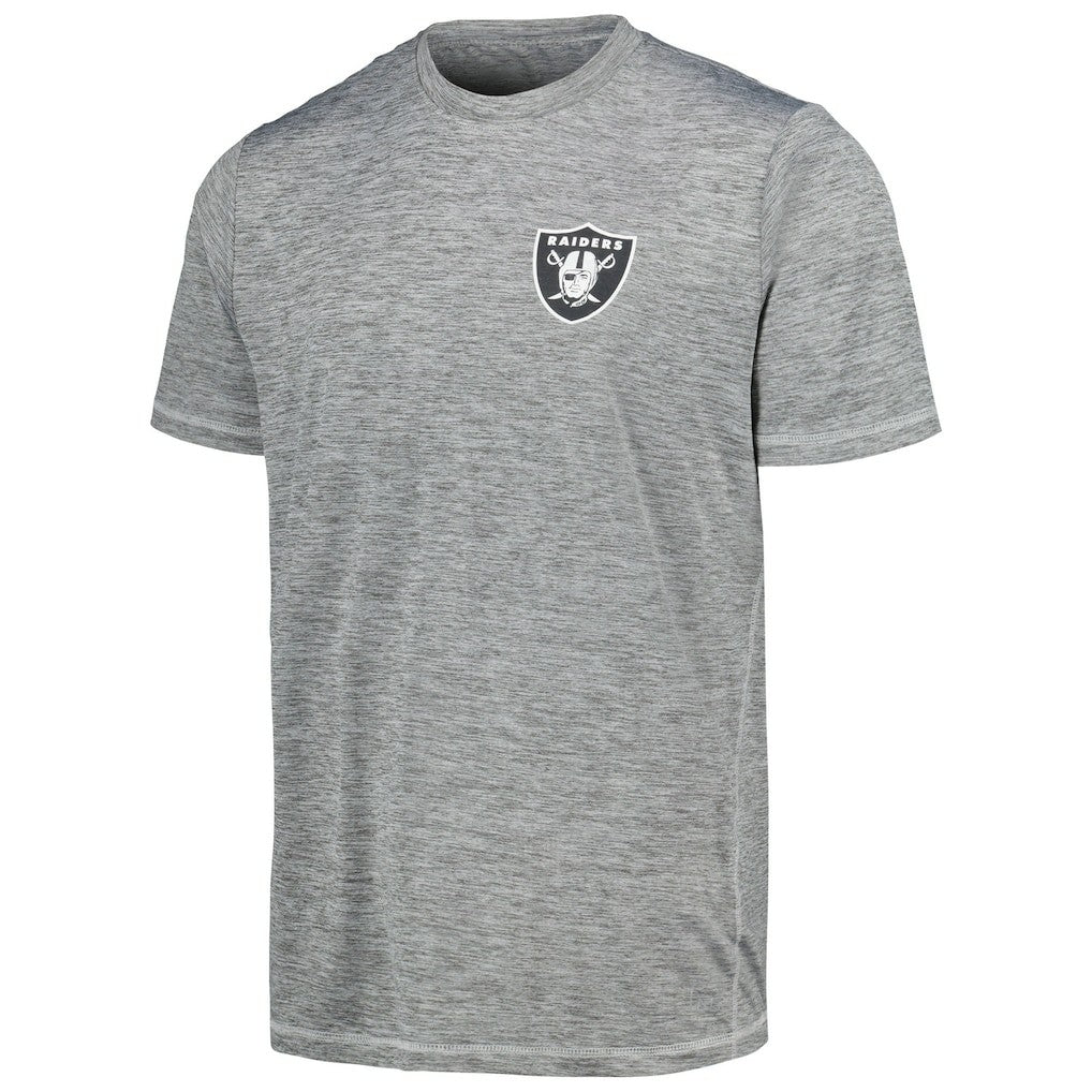 Las Vegas Raiders MSX by Michael Strahan Motion Space-Dye T-Shirt Gray | NFL