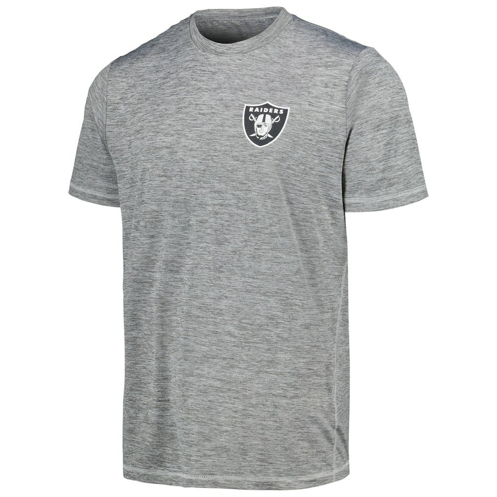 Las Vegas Raiders MSX by Michael Strahan Motion Space-Dye T-Shirt Gray | NFL