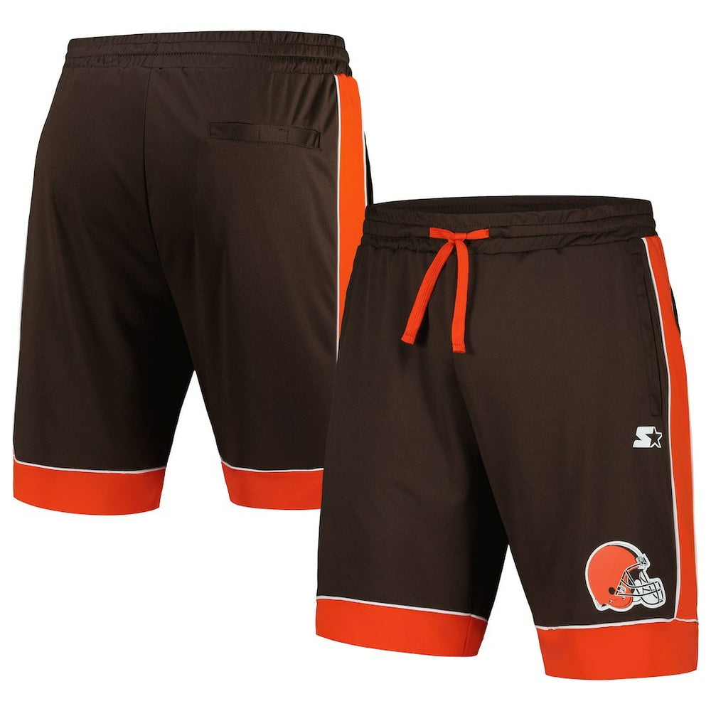 Cleveland Browns Starter Fan Favorite Fashion Shorts Brown/Orange | NFL