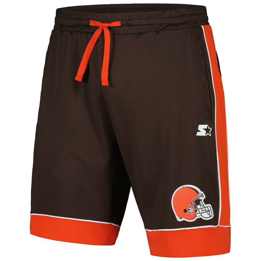 Cleveland Browns Starter Fan Favorite Fashion Shorts Brown/Orange | NFL