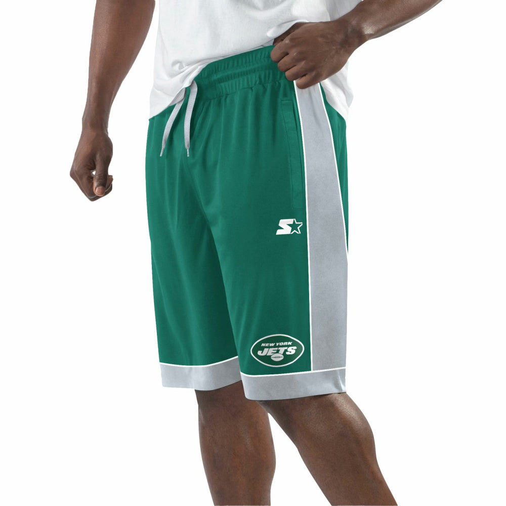 New York Jets Starter Fan Favorite Fashion Shorts Green/White | NFL