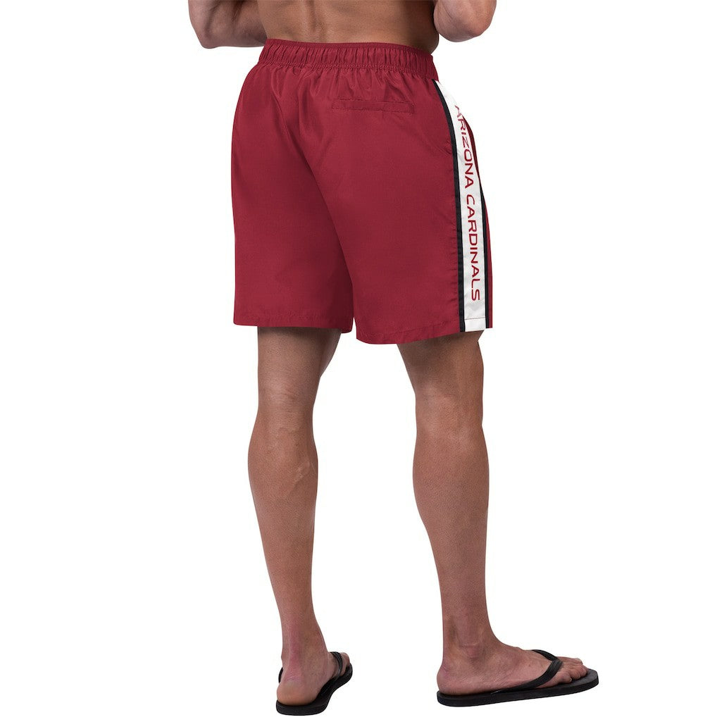 Arizona Cardinals G-III Sports by Carl Banks Streamline Volley Swim Shorts Cardinal | NFL
