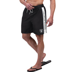 Las Vegas Raiders G-III Sports by Carl Banks Streamline Volley Swim Shorts Black | NFL