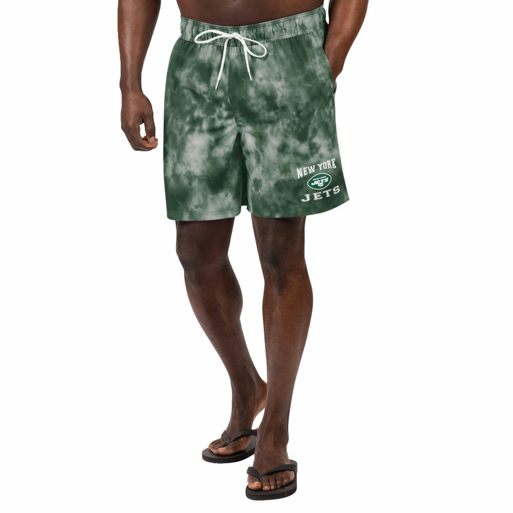 New York Jets G-III Sports by Carl Banks Change Up Volley Swim Trunks Green | NFL