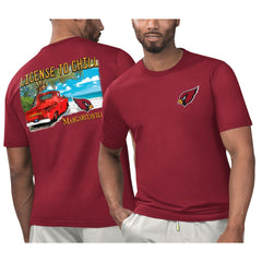 Arizona Cardinals Margaritaville Licensed to Chill T-Shirt Cardinal | NFL