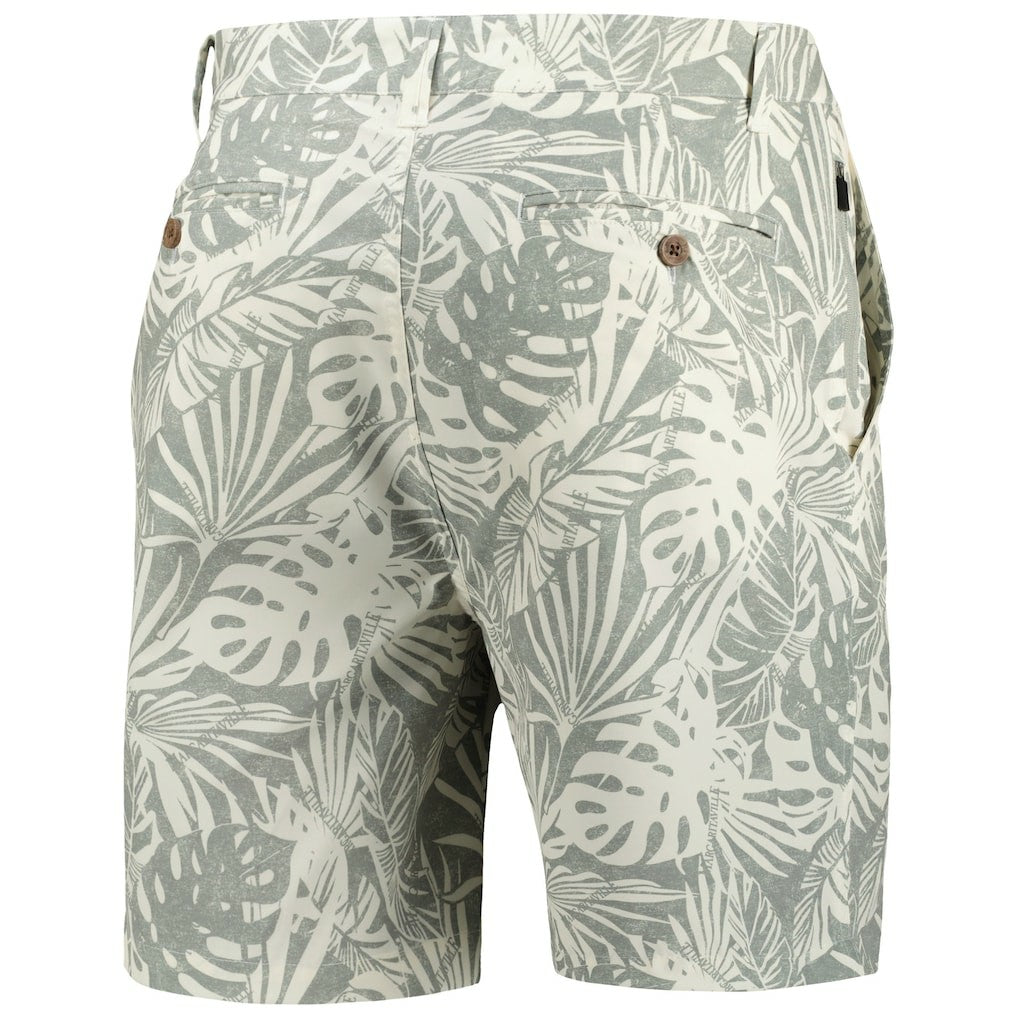 Cincinnati Bengals Margaritaville Sandwashed Monstera Print Amphib Shorts Gray | NFL