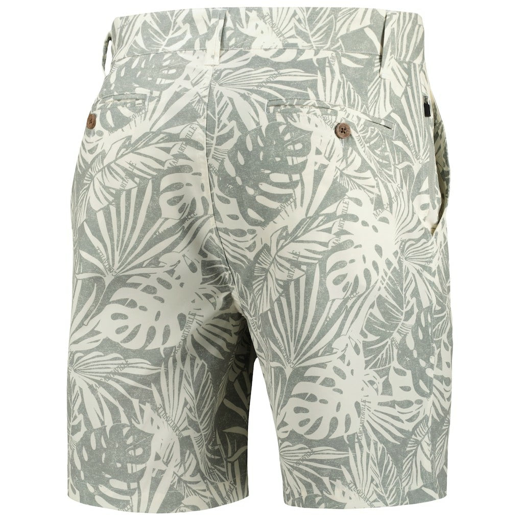 Pittsburgh Steelers Margaritaville Sandwashed Monstera Print Amphib Shorts Gray | NFL
