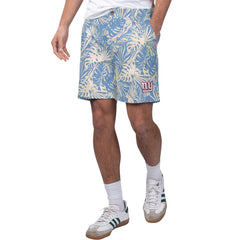 New York Giants Margaritaville Sandwashed Monstera Print Amphib Shorts Royal | NFL