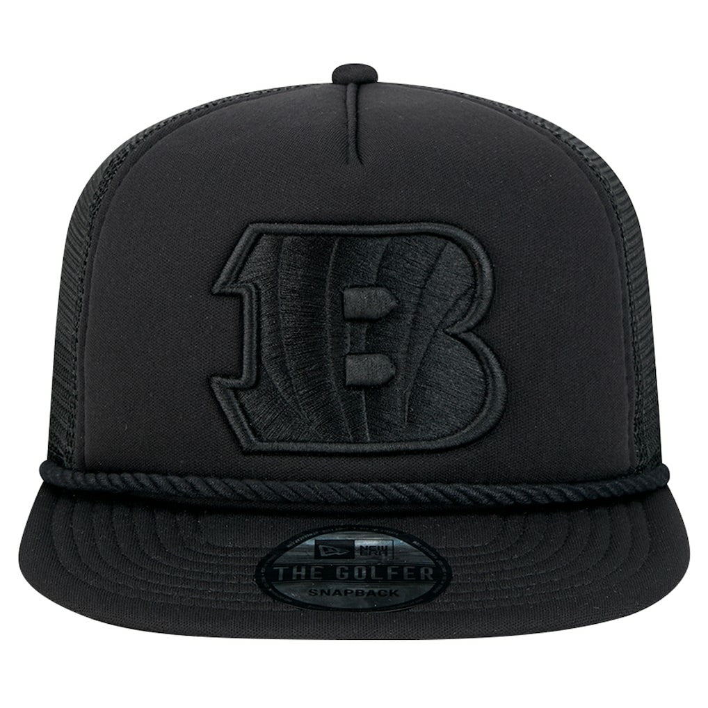 New Era Cincinnati Bengals Black Active Tone Golfer Snapback Hat | NFL