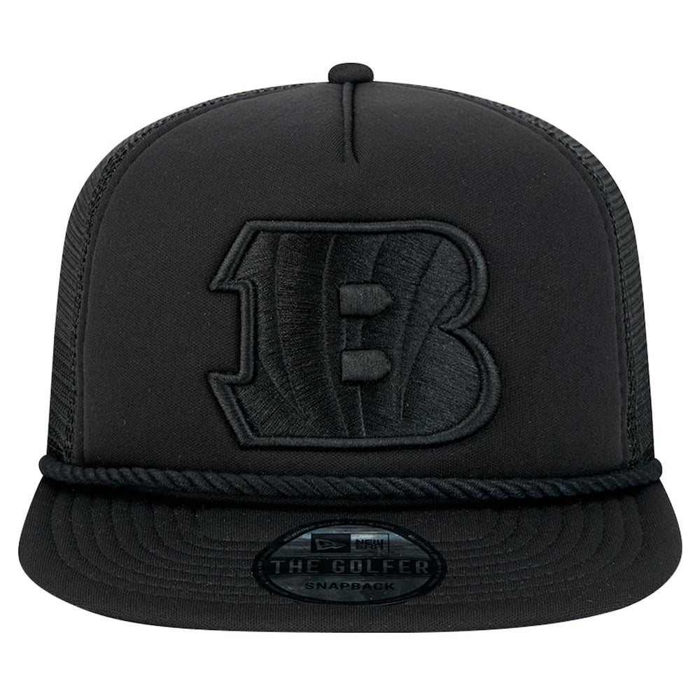 New Era Cincinnati Bengals Black Active Tone Golfer Snapback Hat | NFL