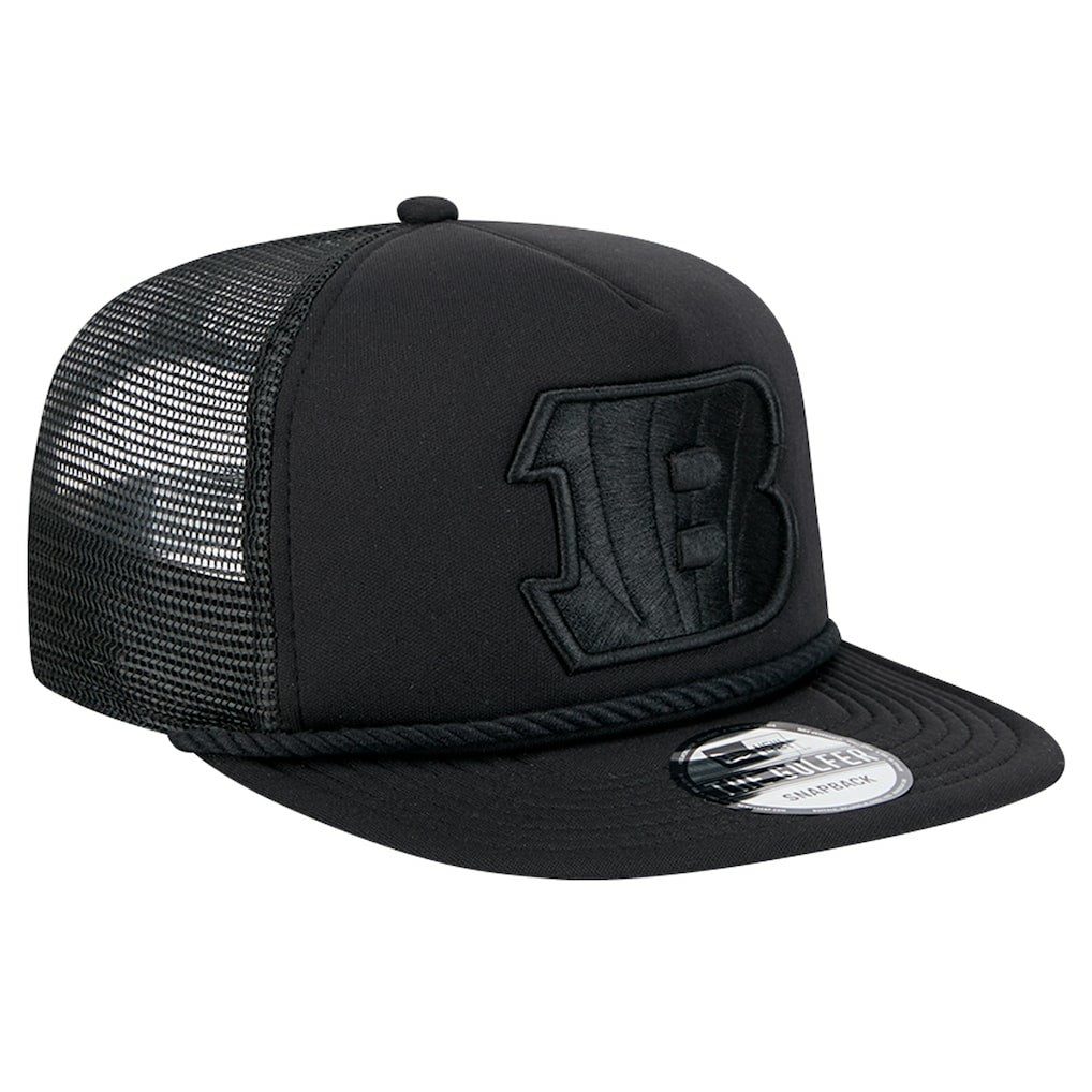 New Era Cincinnati Bengals Black Active Tone Golfer Snapback Hat | NFL