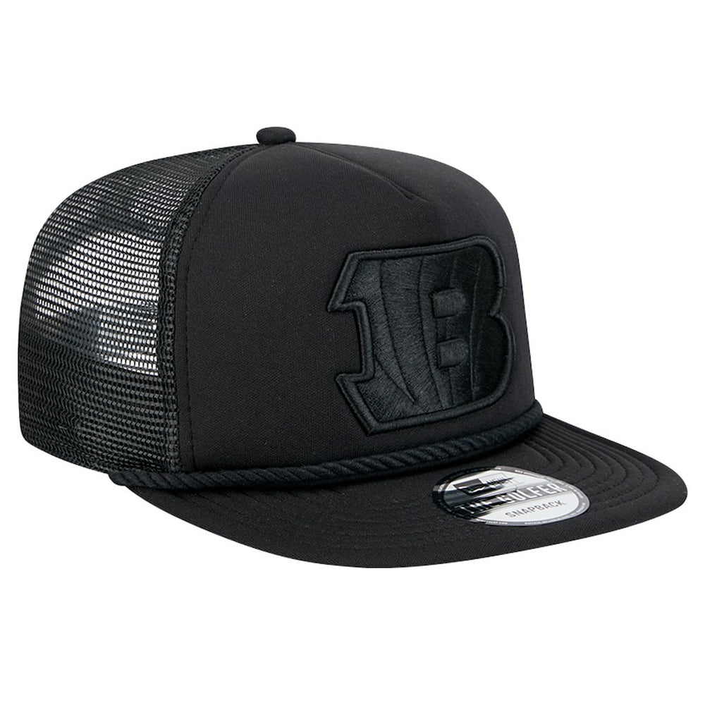 New Era Cincinnati Bengals Black Active Tone Golfer Snapback Hat | NFL