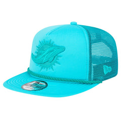 New Era Miami Dolphins Aqua Active Tone Golfer Snapback Hat | NFL