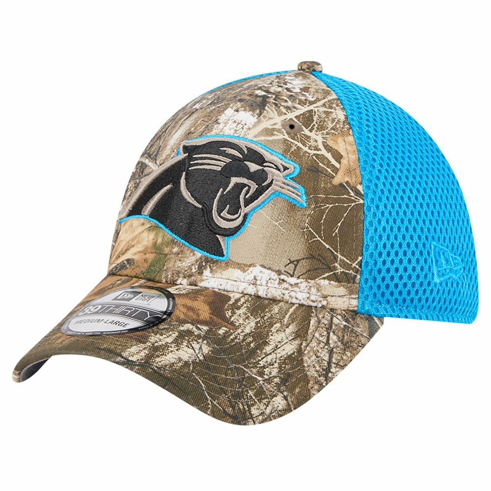 Carolina Panthers New Era Active 39THIRTY Flex Hat Realtree Camo/Blue | NFL
