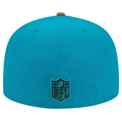 New Era Jacksonville Jaguars Teal Active Two-Tone Camo 59FIFTY Fitted Hat | NFL