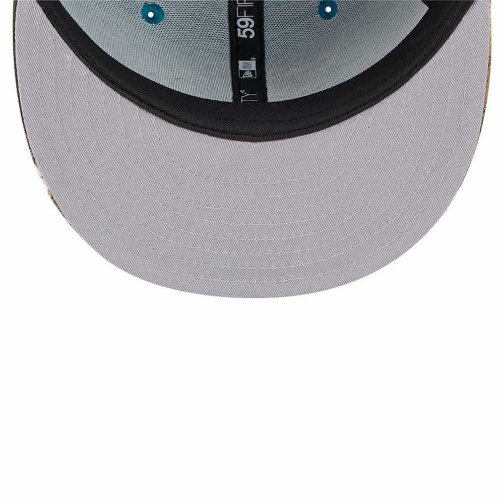 New Era Jacksonville Jaguars Teal Active Two-Tone Camo 59FIFTY Fitted Hat | NFL