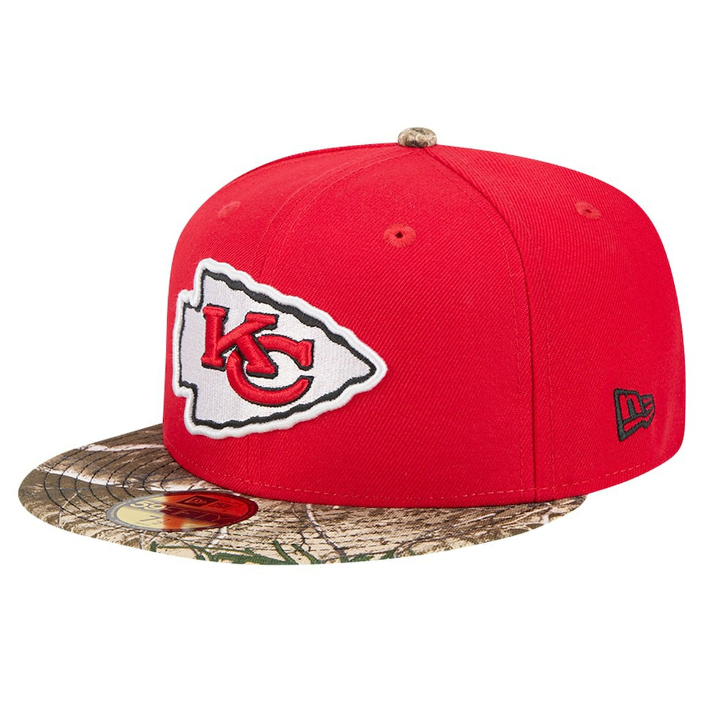 New Era Kansas City Chiefs Red Active Two-Tone Camo 59FIFTY Fitted Hat | NFL