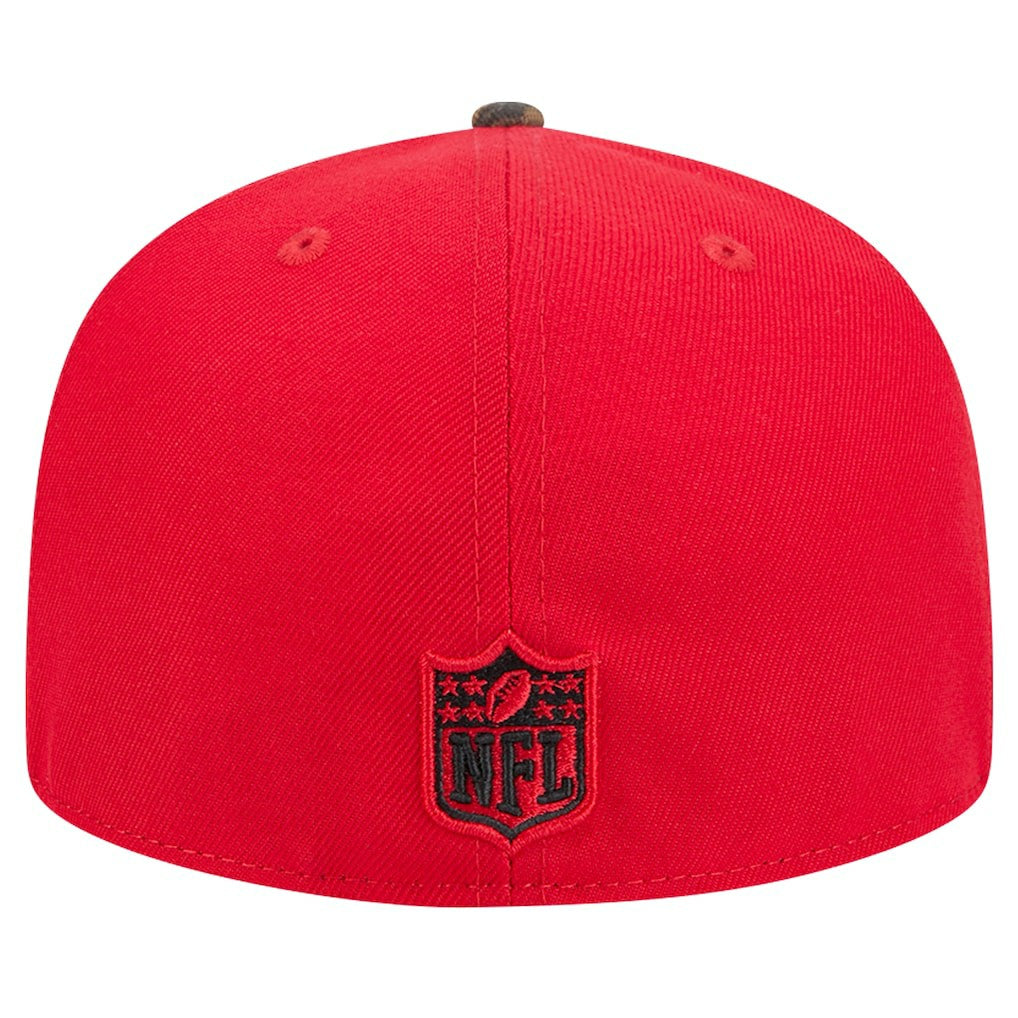 New Era Kansas City Chiefs Red Active Two-Tone Camo 59FIFTY Fitted Hat | NFL
