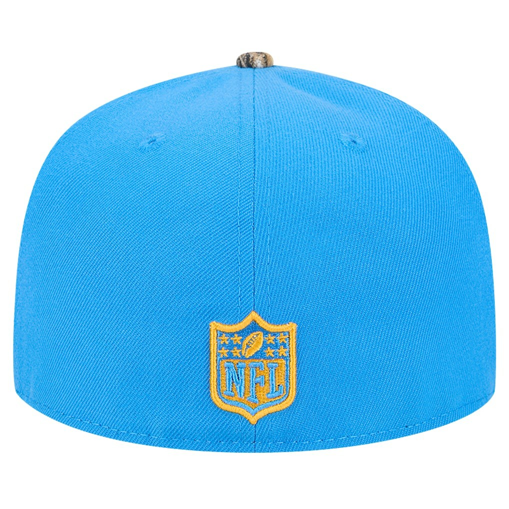 New Era Los Angeles Chargers Powder Blue Active Two-Tone Camo 59FIFTY Fitted Hat | NFL