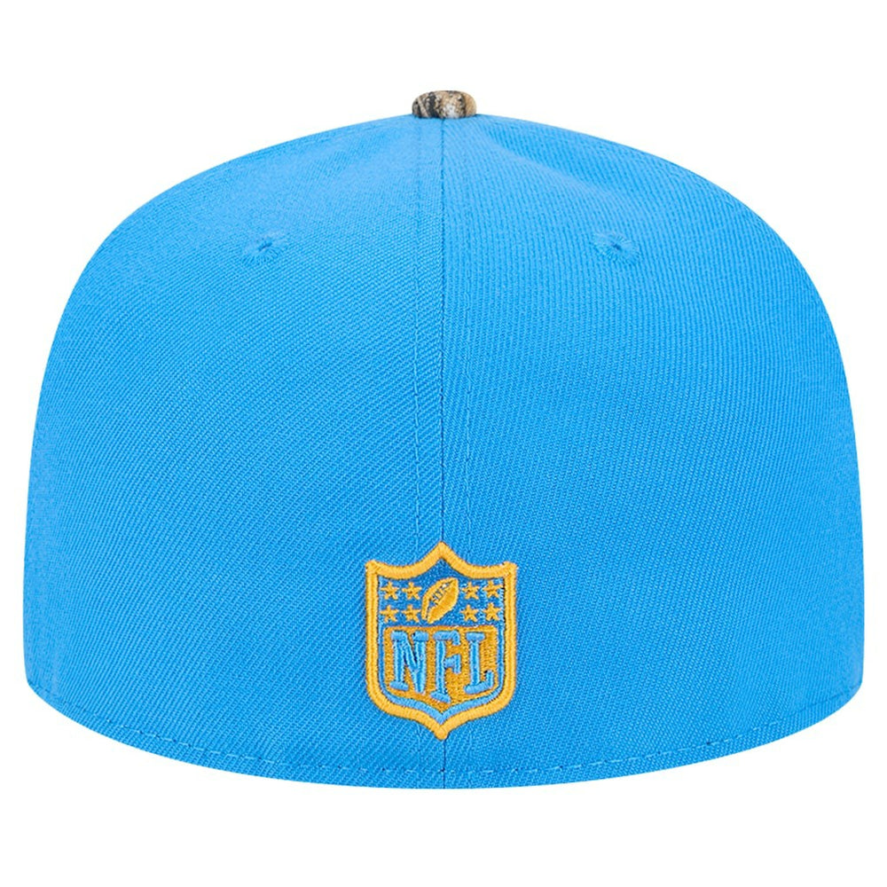 New Era Los Angeles Chargers Powder Blue Active Two-Tone Camo 59FIFTY Fitted Hat | NFL