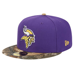 New Era Minnesota Vikings Purple Active Two-Tone Camo 59FIFTY Fitted Hat | NFL