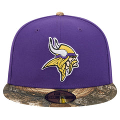 New Era Minnesota Vikings Purple Active Two-Tone Camo 59FIFTY Fitted Hat | NFL