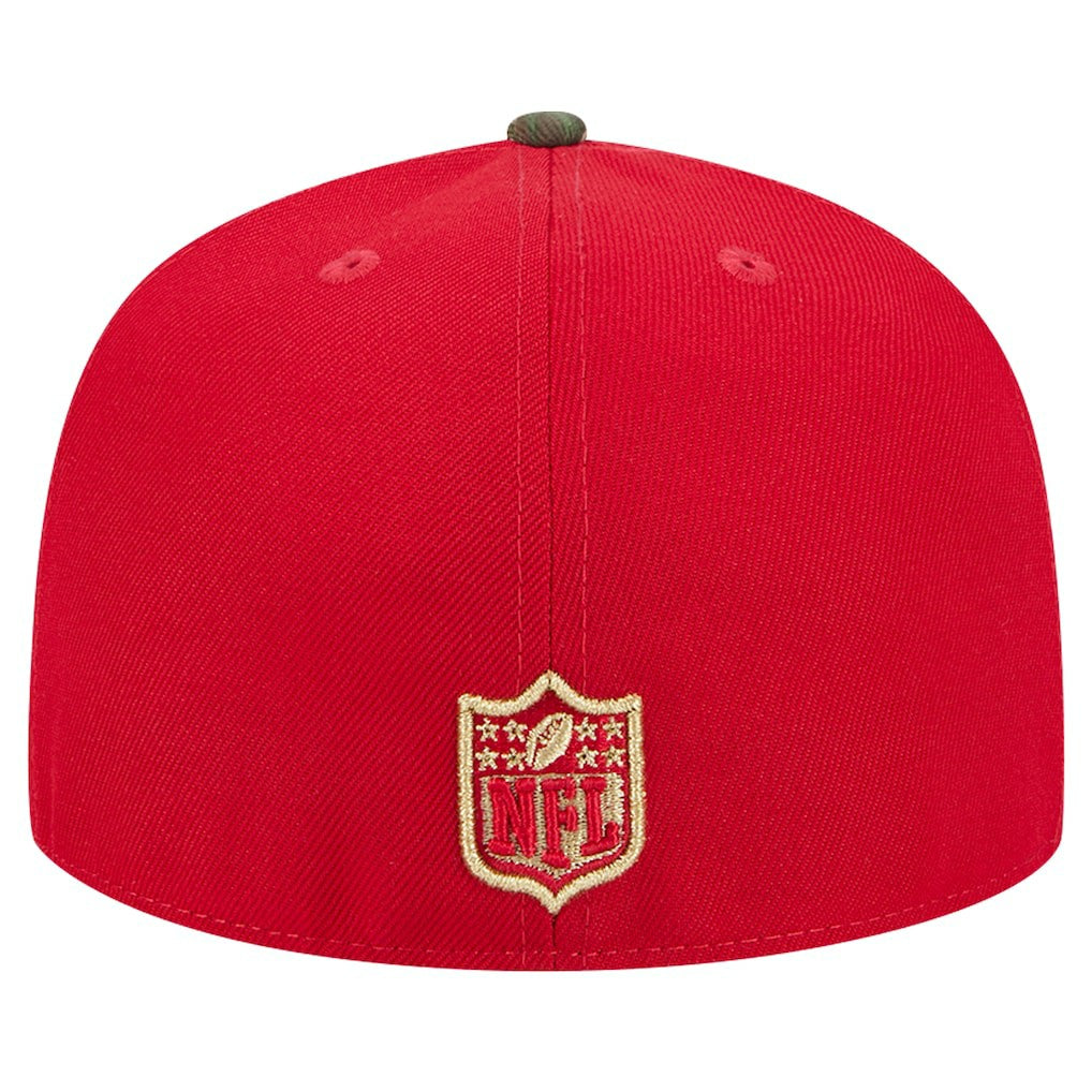 New Era San Francisco 49ers Scarlet Active Two-Tone Camo 59FIFTY Fitted Hat | NFL