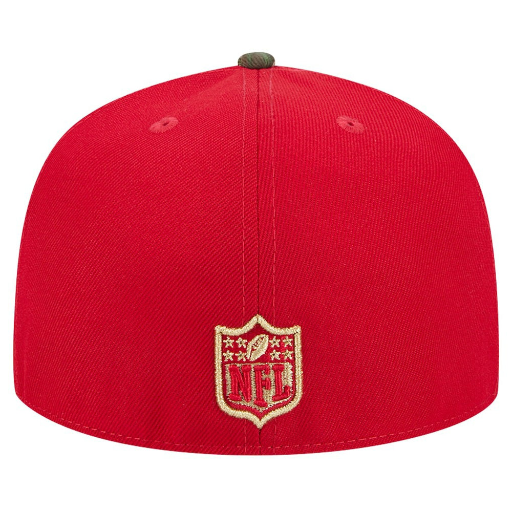 New Era San Francisco 49ers Scarlet Active Two-Tone Camo 59FIFTY Fitted Hat | NFL