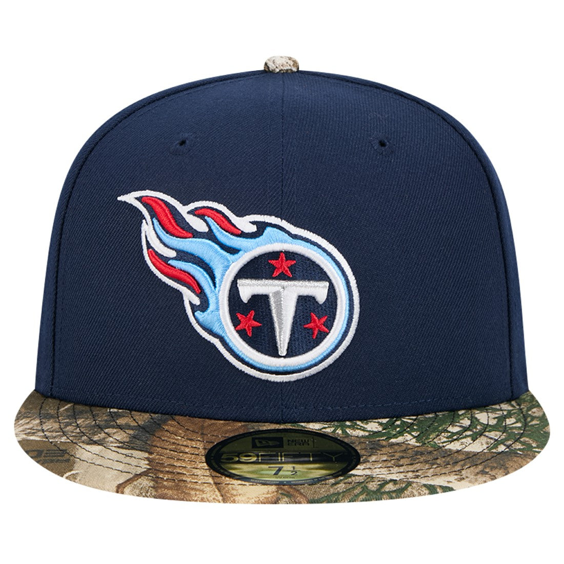 New Era Tennessee Titans Navy Active Two-Tone Camo 59FIFTY Fitted Hat | NFL