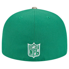 New Era Philadelphia Eagles Kelly Green Active Two-Tone Camo 59FIFTY Fitted Hat | NFL